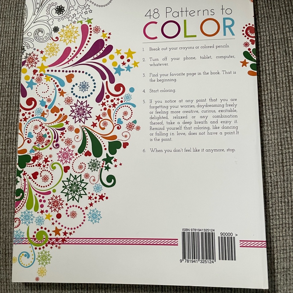 Colorful Adult Coloring Book - Picture 2 of 2